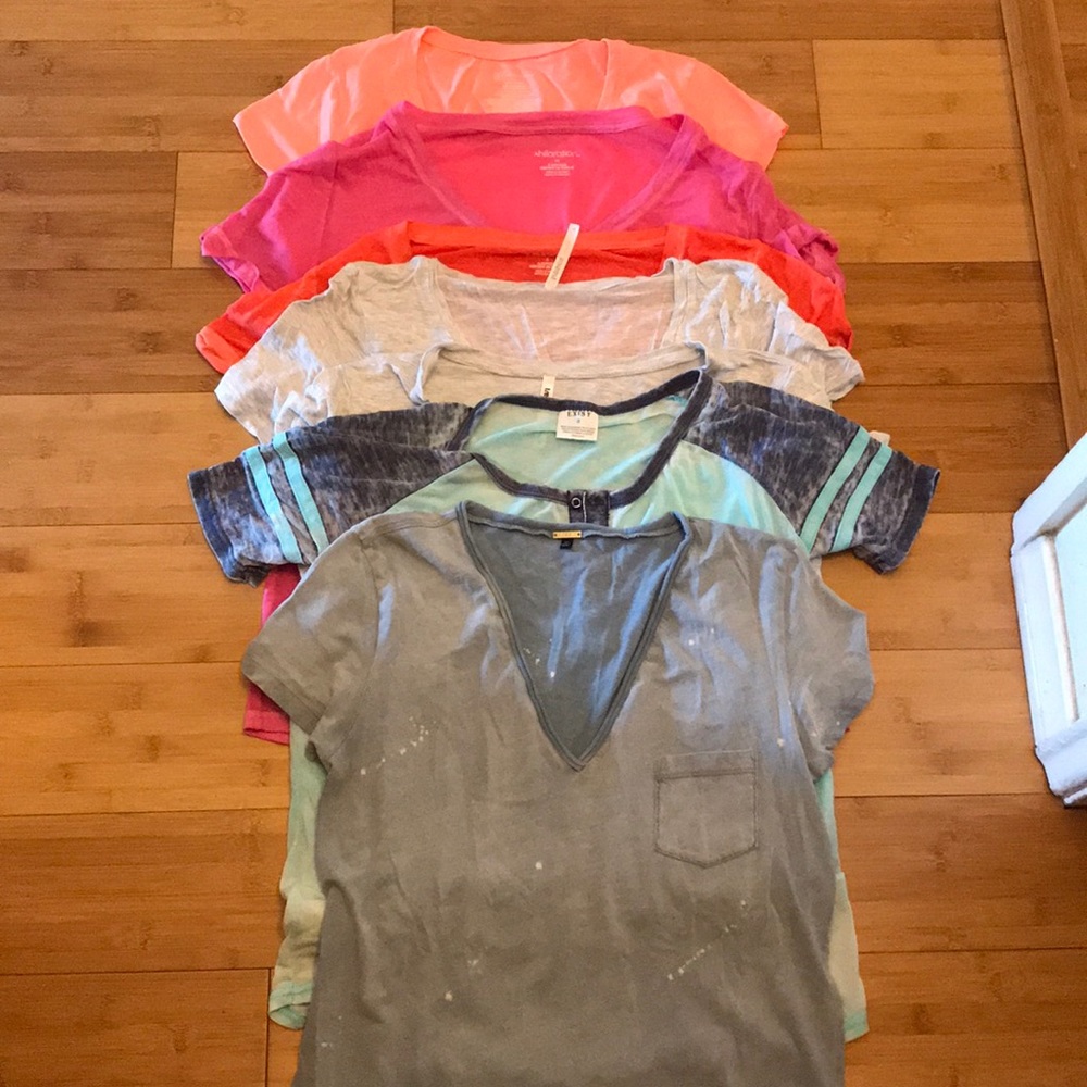 Burnout Tee Bundle (7 tees)